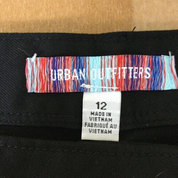 Urban Outfitters Womens Pants Flare Black Work Pants Size 12 - Picture 6 of 8